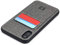 Dockem Luxe M2T Wallet Case for iPhone XR: Slim TPU with Canvas Synthetic Leather 2 Pocket Card Case with Integrated Metal Plate for Magnetic Mounting