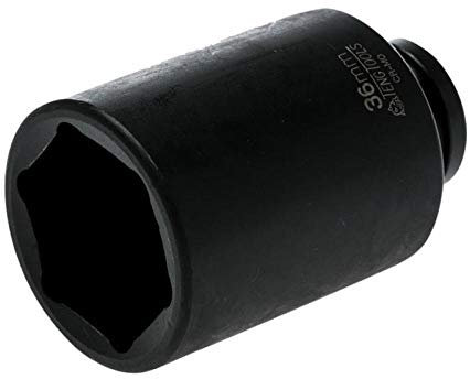 Deep Impact Socket Hexagon 6 Point 1/2in Drive 36mm