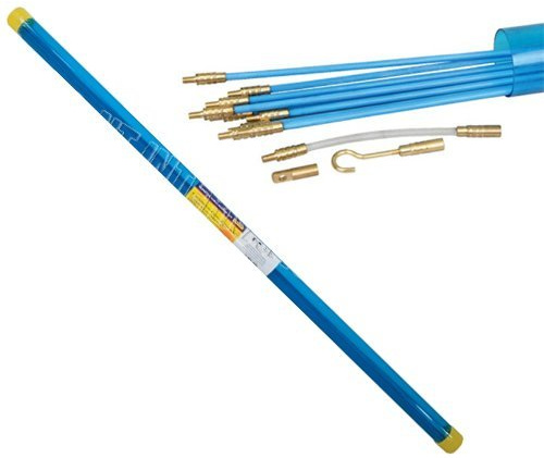10 X Cable Access Kits 1M Electricians Puller RODS Wires Wire Push Rod DIY New
