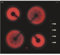 CDA 60cm 4 Zone Rotary Control Ceramic Hob