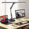 2-in-1 LED Desk Lamp with 160pcs Light Beads, Desk Lamps for Home Office, 24W Architect Desk Lights with Base and Clamp, 3 Colors Lighting 10 Stepless Dimming Modern Table Lamp for Reading/Study/Work…