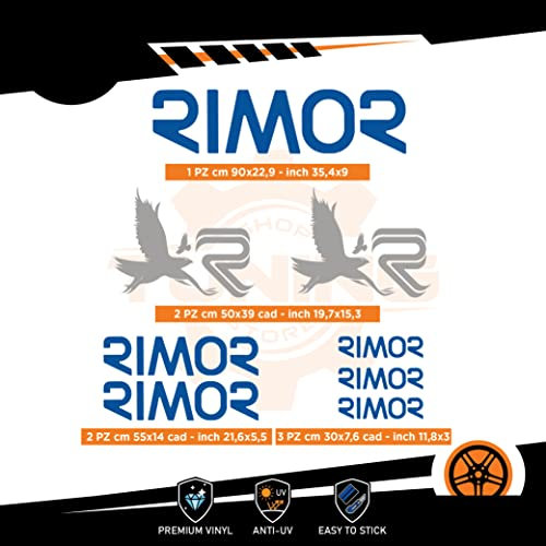 Generico Aufkleber-Set für Camper Rimor - Version F