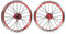 Generic Fahrrad Laufradsatz 14/16 Zoll BMX Fahrrad Laufräder Double Layer Alufelge V Bremse Schnellspanner Laufrad Singlespeed 9T Nabe 20 Loch Zum Nachrüsten
