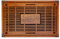 Bandeja de Té Simple, Mesa de Té de Madera de Roble Chino, Bandeja China Tipo Cajón con Bola de Drenaje Y Manguera de Agua, Juego de Mesa de Té Gongfu de Gran Capacidad para el Hogar,(Azafrán)