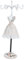 Présentoir à Bijoux Mannequin, Support de Collier et de Boucle Oreille Forme Fille Modèle avec 6 Support Rotatif, Porte-Bijoux Présentoir Robe de Princesse pour Filles Femmes(Un)