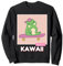 Skateboard Kawaii Cute Frog Skateboarding Kawaii Ästhetik Sweatshirt