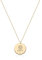 Jenosy Kette Damen Gold Kette mit Geburtsblumen Personalisierte Kette mit Blume Zarte Halskette mit Sonnenblume Anhänger Hypoallergene 18K Vergoldete Kette Modeschmuck für Frauen und Mädchen