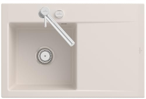 Villeroy & Boch Subway Style 45 Crema - 3348 02 KR Keramikspüle Excenterbetätigung