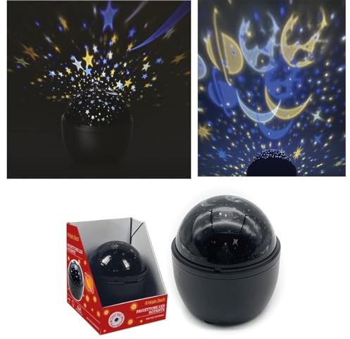MAURY'S PROIETTORE A LED ROTANTE PER INTERNO CON DECORI NATALIZI