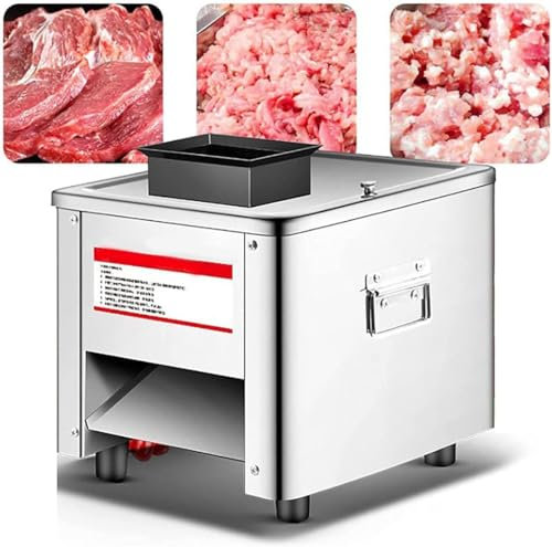 CYMYYDS 850W Meat Cutter Machine, Electric Meat Slicer Shredded Machine, Slicer Cutter/Shredder Machine/Dicer Cutter, Commercial Electric Chicken Fish Beef Meat Vegetable Slicer,7MM