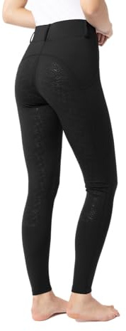HORZE Damen Reitleggings DEA, Reithose mit Vollbesatz und Handytasche