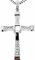 CoopO Silberne Fast And Furious Dominic Toretto Vin Diesel Kreuz Halskette Schmuck (Size : Small Silver 7.5g)