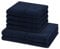 Möve for frottana - 6 teiliges Frottier-Set - Pearl (4 X Handtuch 2 X Duschtuch im Set) - 500 g/m2 - Baumwolle - Walkfrottee - saugstark - weich und flauschig - Deep Sea