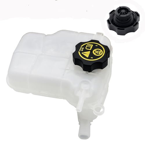 AUTOXBERT Depósito de compensación refrigerante para Opel Astra H J Cascada Chevrolet Cruze Orlando con tapa de cierre 13256823