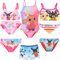 Bing - Bambina Bambino - Costume da Bagno Bikini Interno Slip Boxer Mare Piscina - Prodotto Originale con Licenza Ufficiale [1904 Fucsia Monokini - 5 Anni]