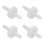 Aquarium PP Rückschlagventil Ozonbeständigkeit Ölbeständiges Luftventil Aquarium 12 Stück (4mm)