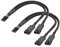 GINTOOYUN 2 cables divisores de 4 pines para ventiladores SP/HD/ML/LL/QL120, 140 RGB, etc