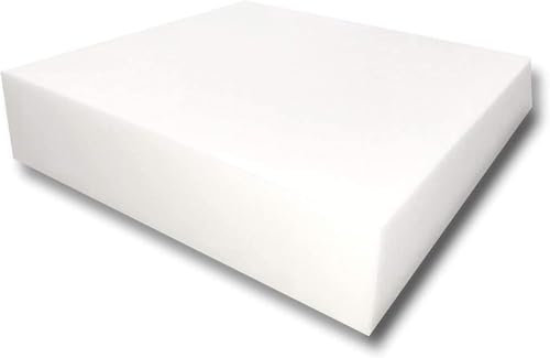 YOUGANG 3/5/8/10cm Dicker Schaumstoff,45D Hochdichtem Ersatz-Schaumstoff Festem Schwamm,Zuschneidbares für Sitzpolster Tatami-Matten Stühle Sofas (8cm,55x55cm)