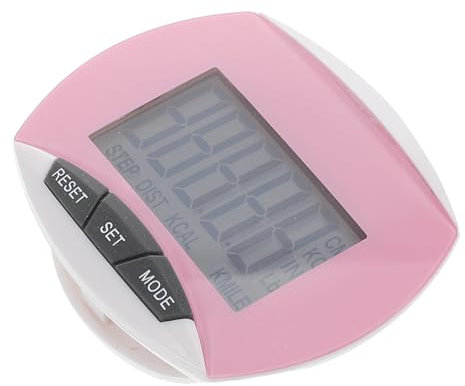 WHAMVOX Großer Tragbarer Schrittzähler Mit LCD-Display Multifunktionales Fitnessgerät Für Präzises Zählen Von Schritten Für Laufen Und Outdoor-aktivitäten Leicht Und Einfach Zu