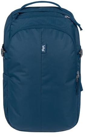 Baagl Rucksack Damen Herren Dash Max Laptopfach Daypack Business 30 l Navy | Wasserabweisender Tagesrucksack und Arbeitsrucksack für Büro, Uni oder Reisen bietet eine weich ausgekleidete Brillentasche.