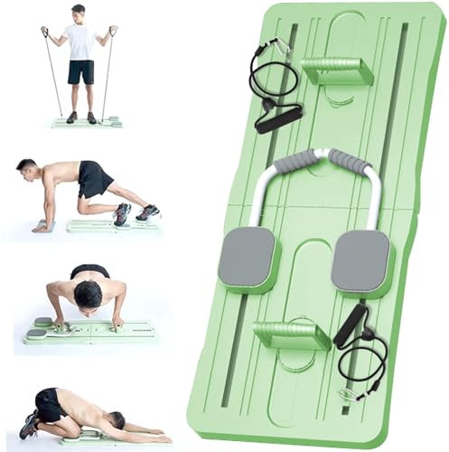 Pilates Reformer Board – Multifunktionale Bauchübungsplatte für Core-Stärke, Gleichgewicht, Flexibilität und Ganzkörper-Training, ideal für Anfänger und Fitness-Enthusiasten (Grün)