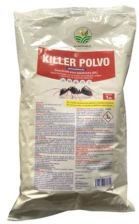 Insecticida en polvo 1 kg, contra hormigas, cucarachas, escarabajos, pulgas, y todo tipo de insectos rep.tantes. Killer polvo