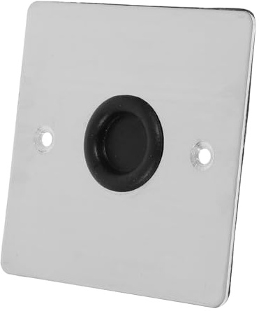 SEWACC Metal Blind Socket Cover Double Socket Blanking Plate Cable Entry Cover Cable Wall Plate Electrical Outlet Faceplate