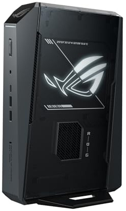 WEELIAO ROG NUC 2025 Gaming Mini PC, mit AMD Ryzen 9 9955HX3D und RTX 5070 Grafikkarte, DDR5 96GB Support, Thunderbolt 4, Triple-Fan Cooling, und ARGB Lighting (32GB DDR5+1TB SSD)