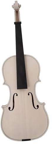 Violine 4/4 Geige Aus Geflammtem Ahorn Und Weiß Handgefertigt Volle Größe Schwarzes Ebenholzgriffbrett Fichtenholzzubehör(3/4)