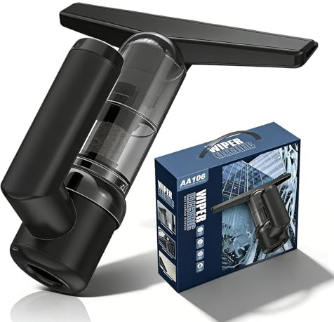 Fenstersauger, Fensterreiniger Elektrisch Kabelloser Fensterputzer Elektrisch mit 30 Min Akkulaufzeit Handlich Leicht, 100ml Wassertank für Fenster Spiegel Fliesen Autoscheiben