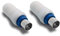 Metronic 438101 Fiche 2 fiches males droites blindees 9,52mm