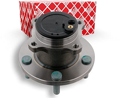 febi bilstein 32686 Radlagersatz mit Radnabe und ABS-Impulsring, 1 Stück | Kompatibel mit: MAZDA 3, 3 Stufenheck, 5