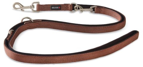 Wolters | Führleine Professional Comfort in Tabac/Schwarz | L 200 cm x B 20 mm