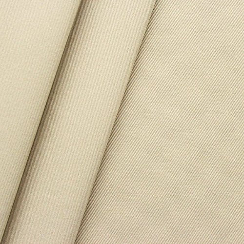 STOFFKONTOR 100% Baumwolle Köper Stoff Meterware Beige