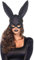 Leg Avenue 376022001 3760 - Glitter Maskerade Kaninchen-Maske - Einheitsgröße, schwarz