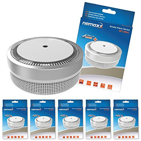 Nemaxx M1 Mini - Detector de Humo – sensibles, Color Plateado