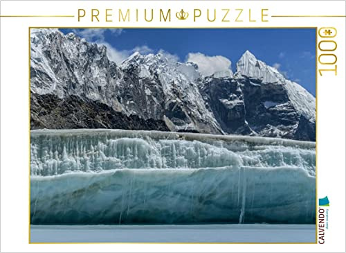 CALVENDO Puzzle EIN Gletscher am Cho La Pass | 1000 Teile Lege-Größe 64 x 48 cm Foto-Puzzle für glückliche Stunden