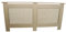 Radiator Cover Natural Unfinished MDF Wood Trellised Grill Modern Heating Home Furniture Cabinet Shelf 1720mm