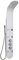 DP Bath Dominicana - Colonne de douche hyrdromassante thermostatique en aluminium, blanc