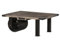 MASSIVMOEBEL24.DE Couchtisch Mango 110x80x43 grau lackiert Railway #205