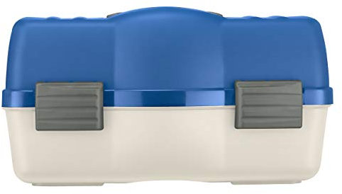 Plastica Panaro 138585, Valigetta Pesca Unisex Adulto, Bianco e Blu, 46 x 282 x 253 mm