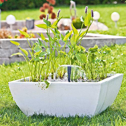 Heissner Wassergarten,75x75x30cm,eckig,Weiss