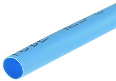 sourcing map Heat Shrink Tubing, 4mm Dia 2:1 rate Shrinkable Tube Cable Sleeve 10ft - Blue