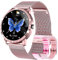 GIFTFIT Montre Connectée Femmes avec Fonction Féminine, 1,1' Android iOS,IP67 Etanche Smartwatch avec Moniteur Sommeil de Fréquence Cardiaque,22 Sport Modes,Podometre