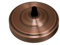 LEDSone Single Point Copper Ceiling Light Fitting Plate for Vintage Pendent Lights, 108mm Metal Antique Side Fitting Ceiling Rose with Accessories for Hanging Ceiling and Wall Lamp.