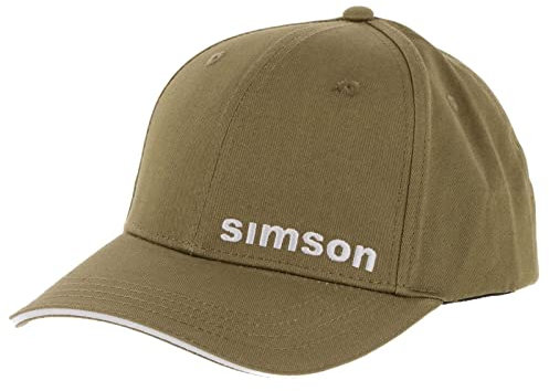 Basecap Curved Simson, Farbe: Olivgrün, mit Snapback-Verschluss