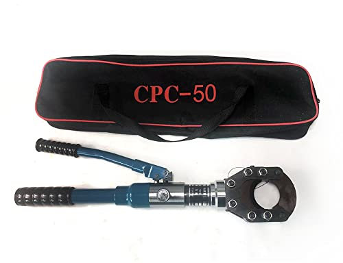 Cisaille à câble hydraulique Cisaille à câble hydraulique Cisaille à circuit 50 mm Cosse de câble Pince à sertir Cuivre Cisaille de séparation Outil pour câble CU Alu Câble téléphonique