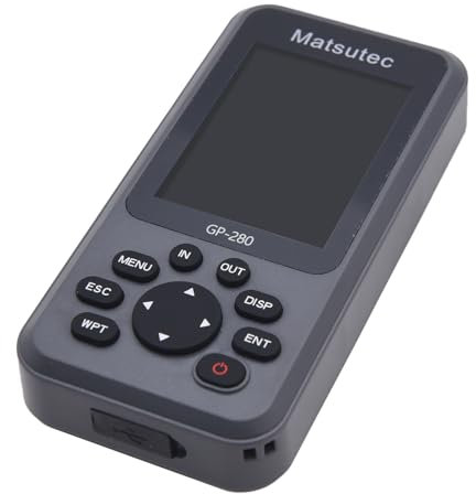 KAOLALI Navigateur GPS LCD de 2,8 avec SOG COG Meter pour bateaux, explorations en plein air