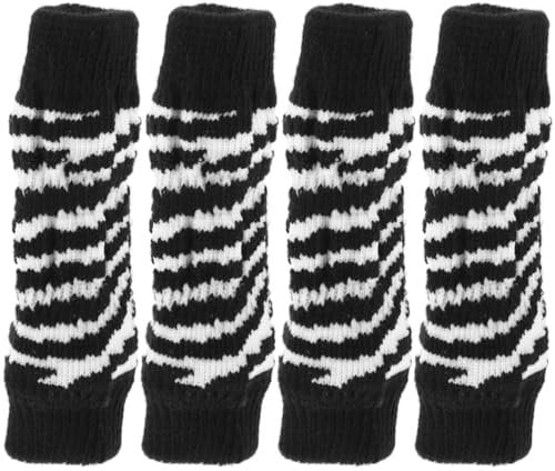 FRCOLOR 1 Set Dog Leg Warmers Zebra Dog Elbow Protectors Dog Socks Dog Leggings Dog Washable Pet Socks Pet Sleeve for Dogs Leg