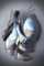 3D Metall Figur Statue Kunst Leinwand Gemälde Romantisch Abstrakt Poster und Drucke Liebhaber Skulptur Poster Liebe Herz Kuss Bilder - Ohne Rahmen (Figur-06,1Pcs-20x30cm)